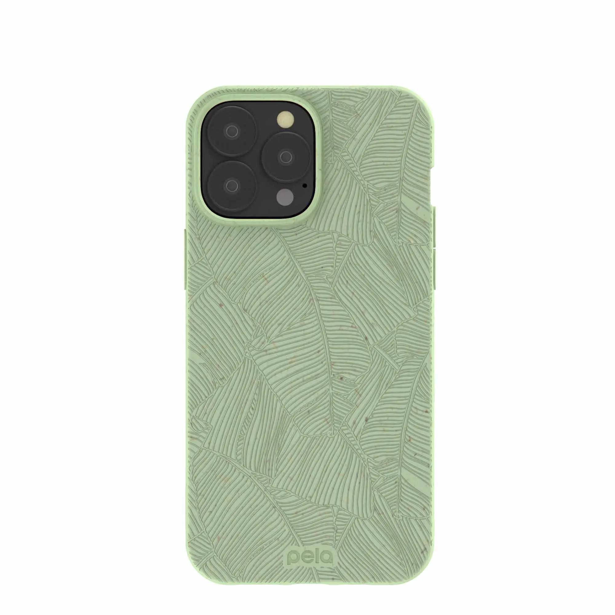 Sage Green Lushy Leaves iPhone 13 Pro Max Case Modern Build Classic Finish