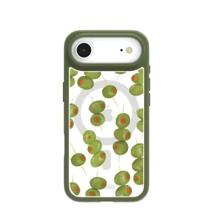Clear Olive Hour iPhone Air Case With Forest Floor Ridge (MagSafe included) Phone Accessory