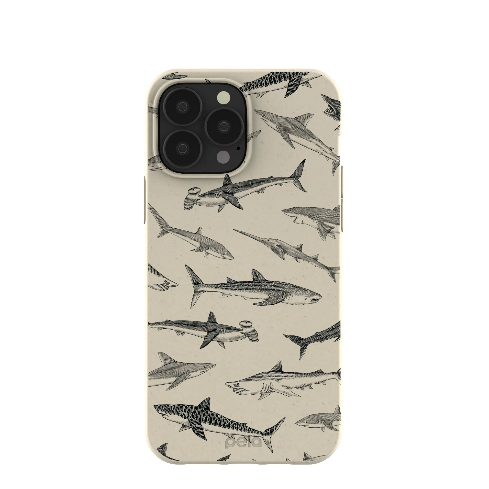 Soft coating London Fog Shark World iPhone 13 Pro Max Case