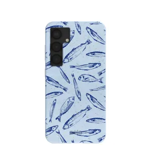 Powder Blue Fishery Samsung Galaxy S25 Case Minimal Form Minimal Comfort