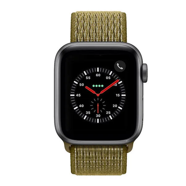 Soft Band Apple Watch Nylon Strap (Olive)