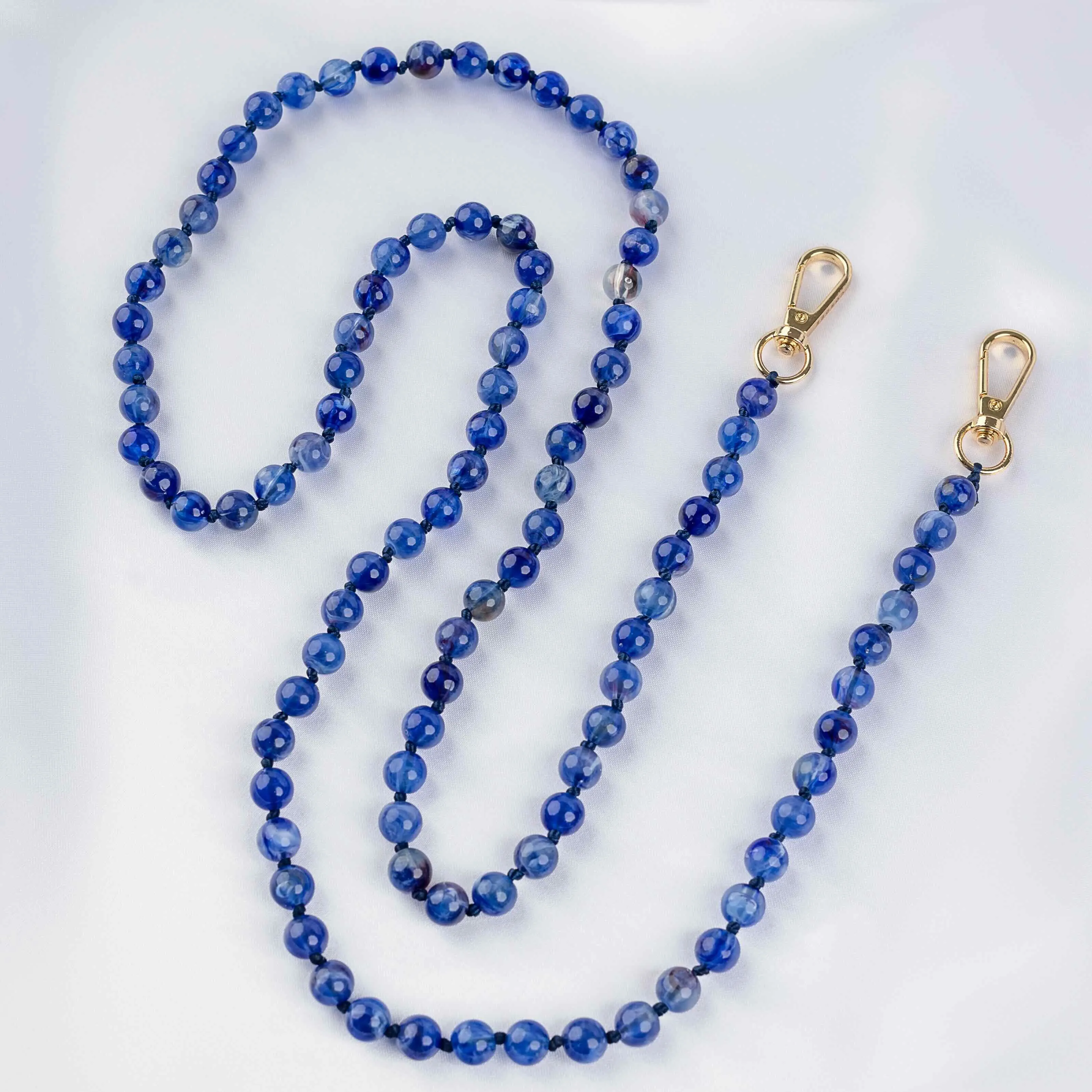 Loop Clip Personalized Blue Lagoon Phone Chain