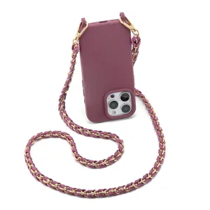 Emi Phone Chain Berry Burgundy Wrist Band reflective gear