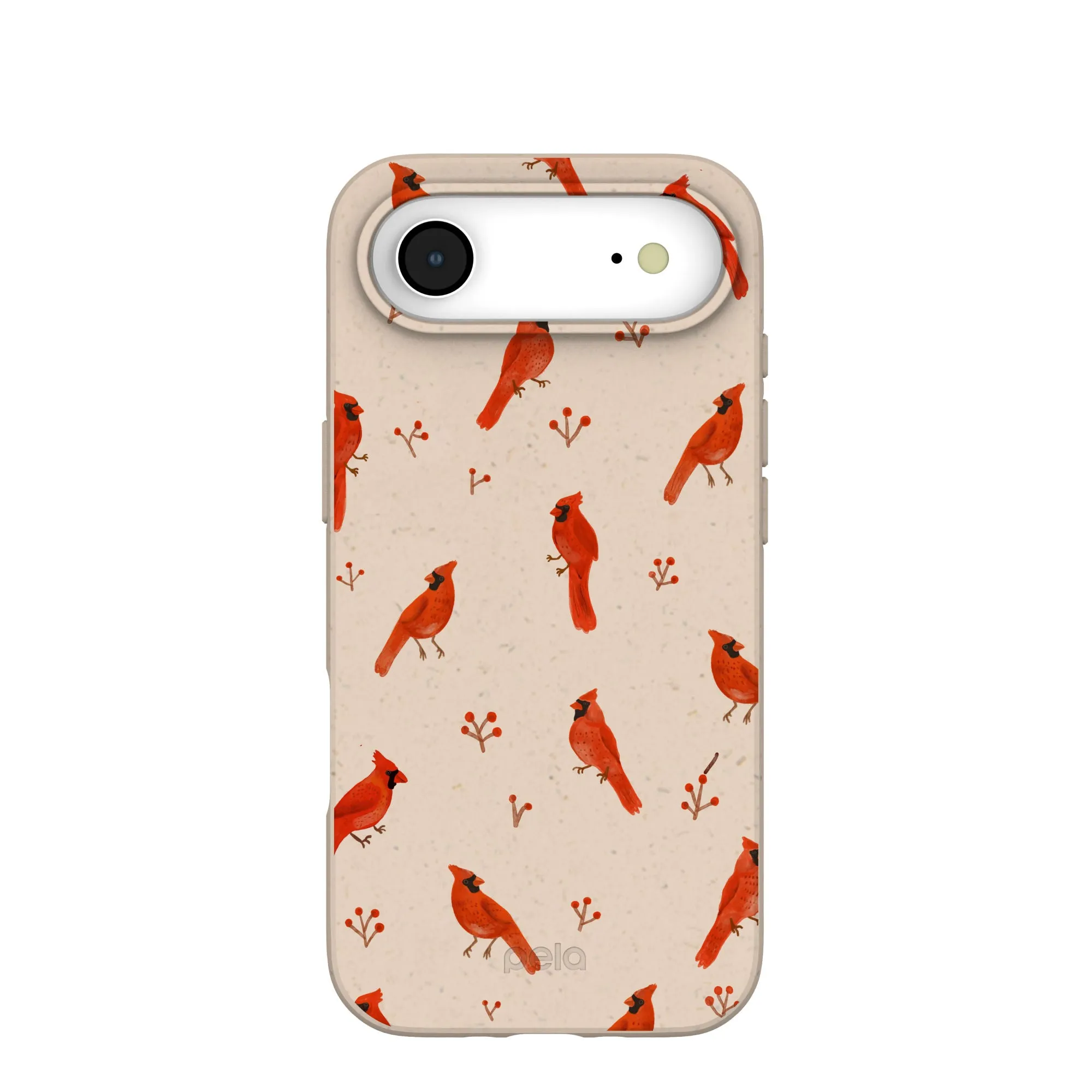Seashell Cardinals iPhone Air Case Sleek Build Durable Build Texture