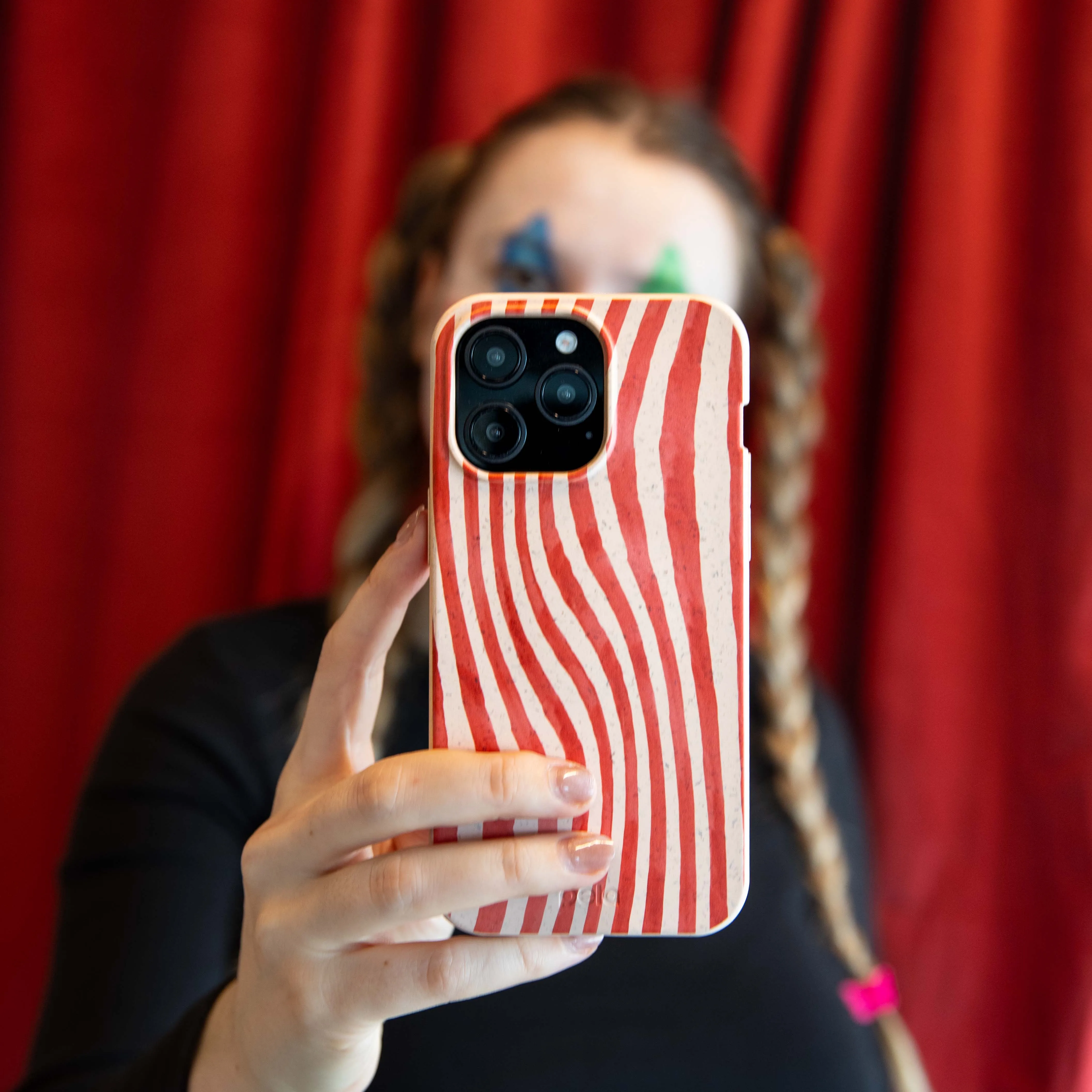 Seashell Big Top Stripes iPhone Air Case Sleek Grip