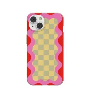 Rugged Feel Seashell Warp Grid iPhone 14/16e Case