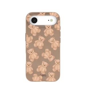 Chocolate Brown Teddy Love iPhone Air Case Protective Look Smooth Grip
