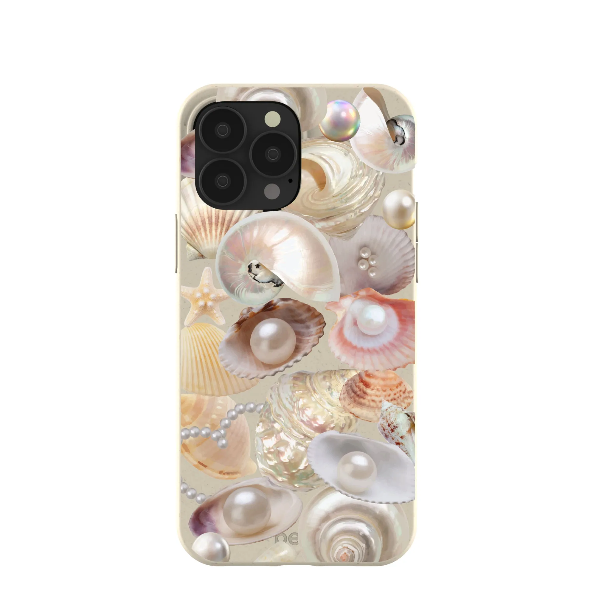 Compact Fit Marble finish London Fog Sea Gems iPhone 13 Pro Max Case