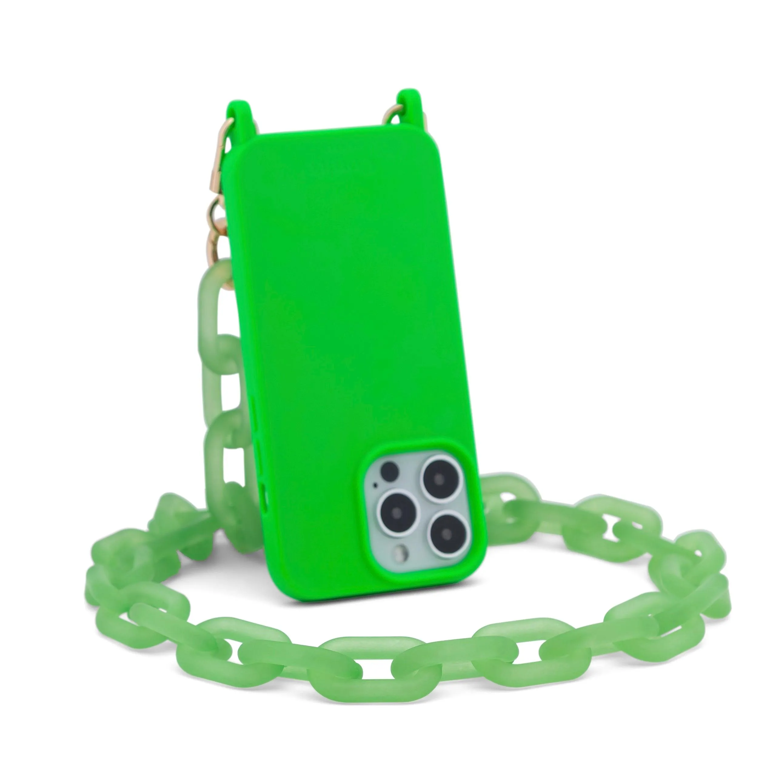 Icy Phone Chain Lime Green Universal Fit Fitness Strap