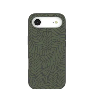 Matte Pattern Black Fern Dreams iPhone Air Case
