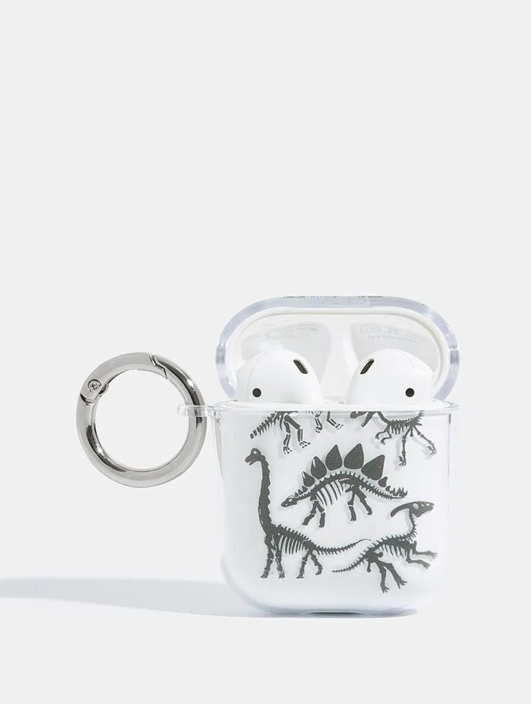 Dino Skeleton AirPods Case premium carbon fiber airpods cover