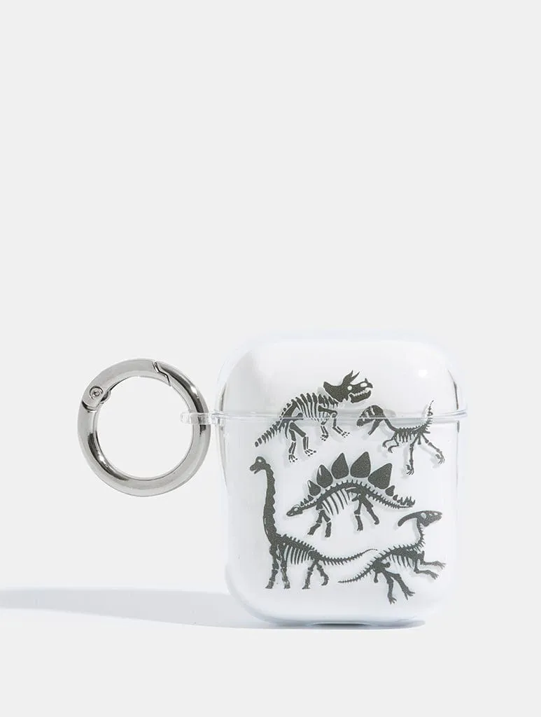 Dino Skeleton AirPods Case vivid pattern airpods protector