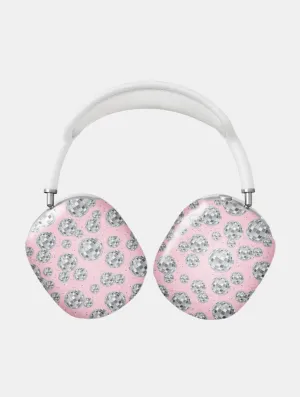 Disco Ball Repeat AirPods Max Case in Gloss Sleek Protective Holder Vivid Texture Shell
