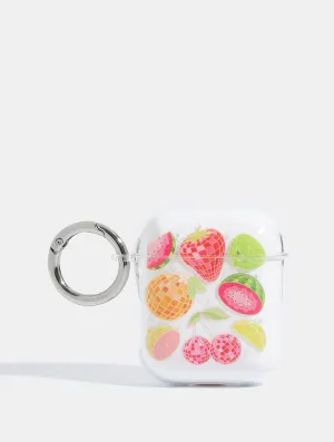 ultra soft airpods protector Disco Fruit Salad AirPods Case