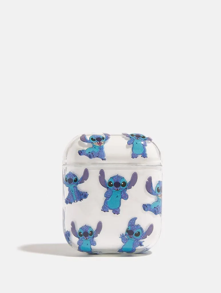 portable earbuds case Disney Stitch AirPods Case