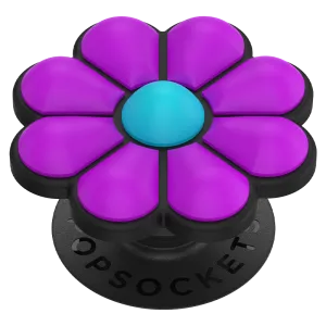 Doodle Daisy Purple PopGrip Pop Socket Birthday Use