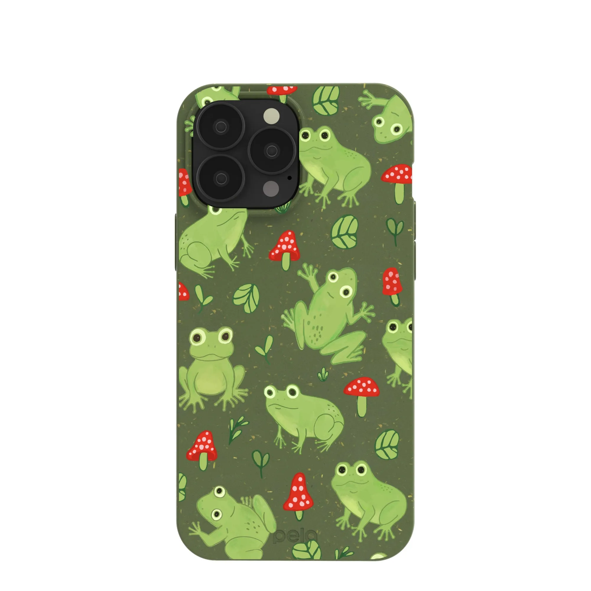 Forest Floor Frog Folk iPhone 13 Pro Max Case Protective Look Rugged Detail Layer