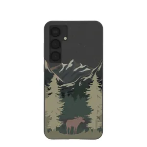 Light Form Black Moose Mountain Samsung Galaxy S25 (Plus) Case