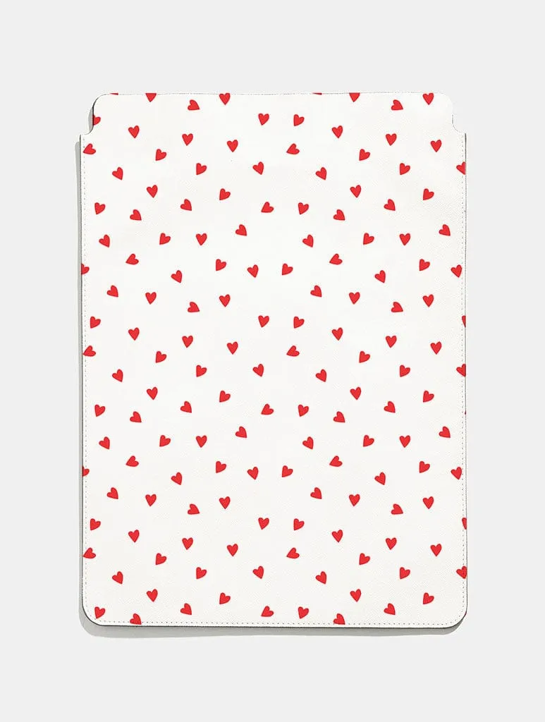 protective matte shell Ditsy Heart Tablet Sleeve