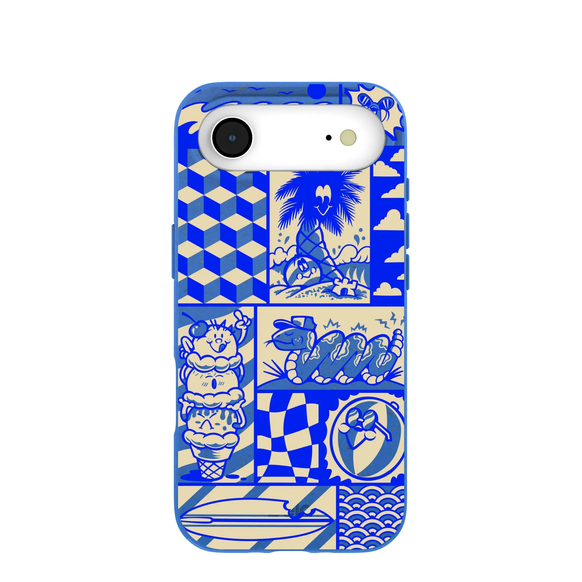 Gradient Design Electric Blue Summer Blues iPhone Air Case
