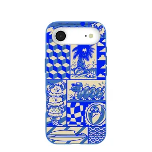 Gradient Design Electric Blue Summer Blues iPhone Air Case