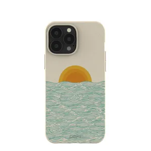London Fog Ocean Vista iPhone 13 Pro Max Case Hybrid Finish Texture