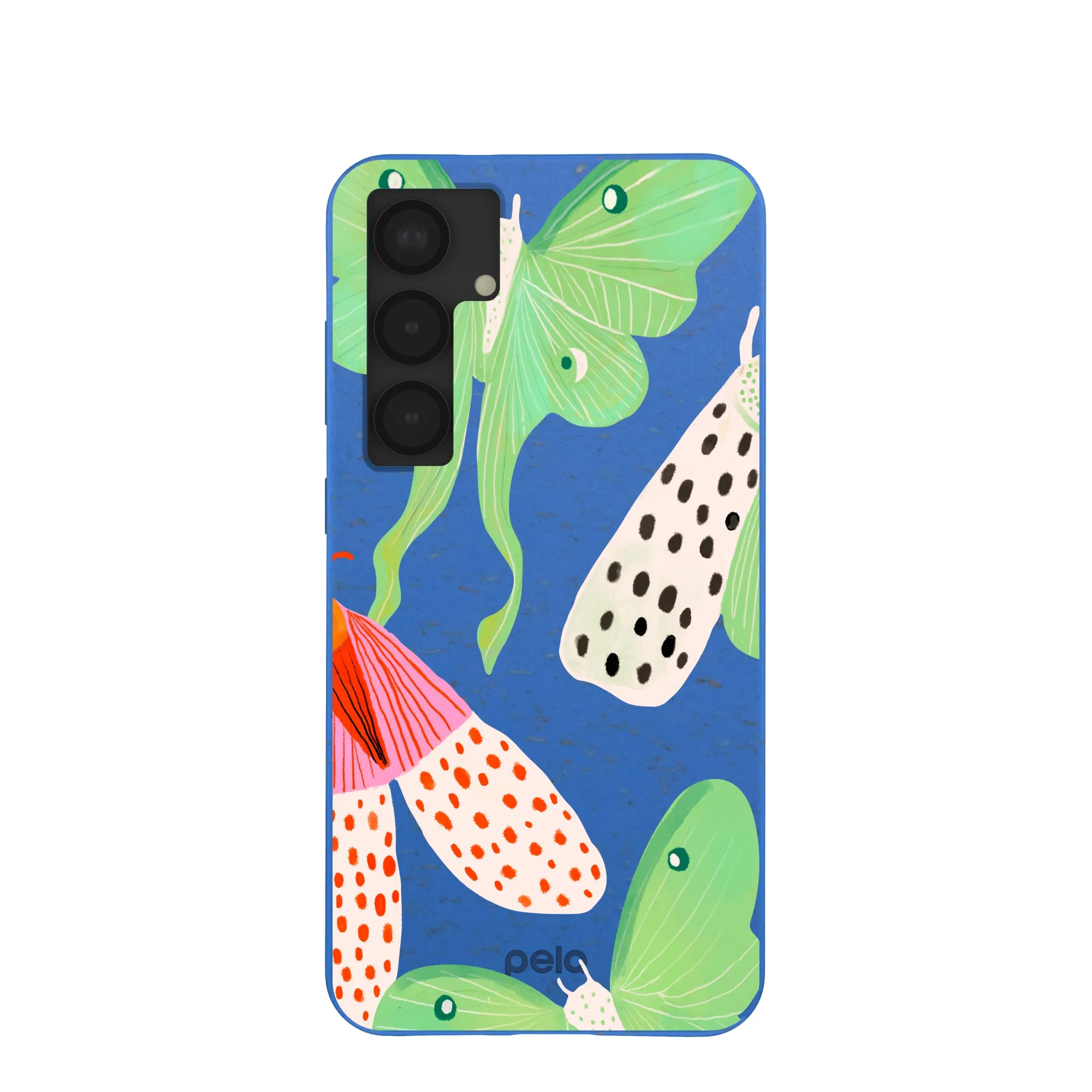 Modern Texture Build Electric Blue Mothopia Samsung Galaxy S25 (Plus) Case