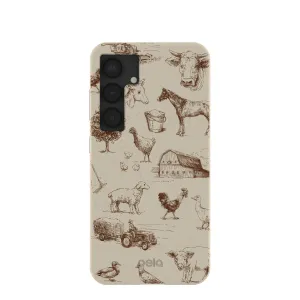 London Fog Barn and Field Samsung Galaxy S25 Case Precision Cutouts