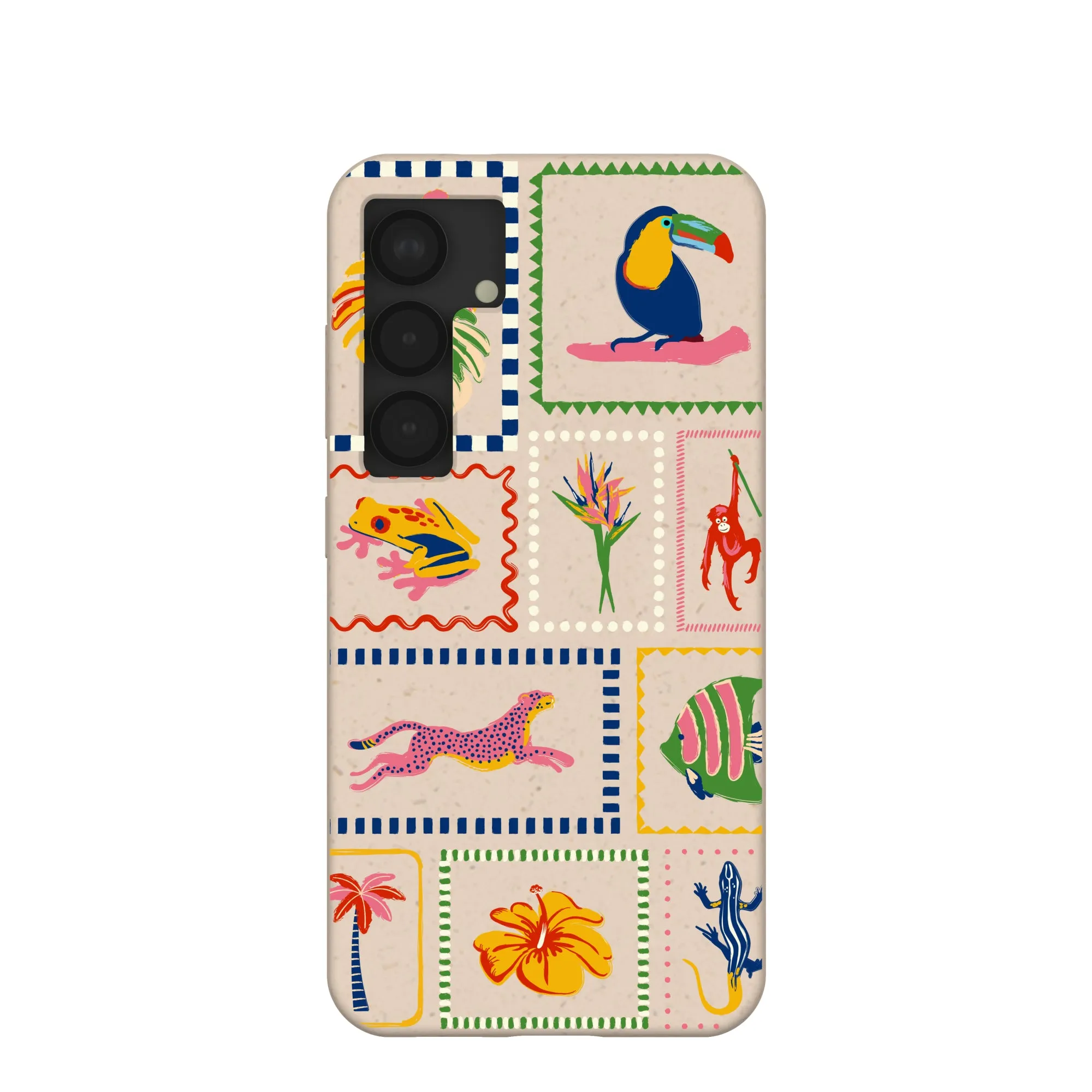 Smooth Feel Seashell Tropical Paradise Samsung Galaxy S25 Case