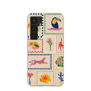 Smooth Feel Seashell Tropical Paradise Samsung Galaxy S25 Case