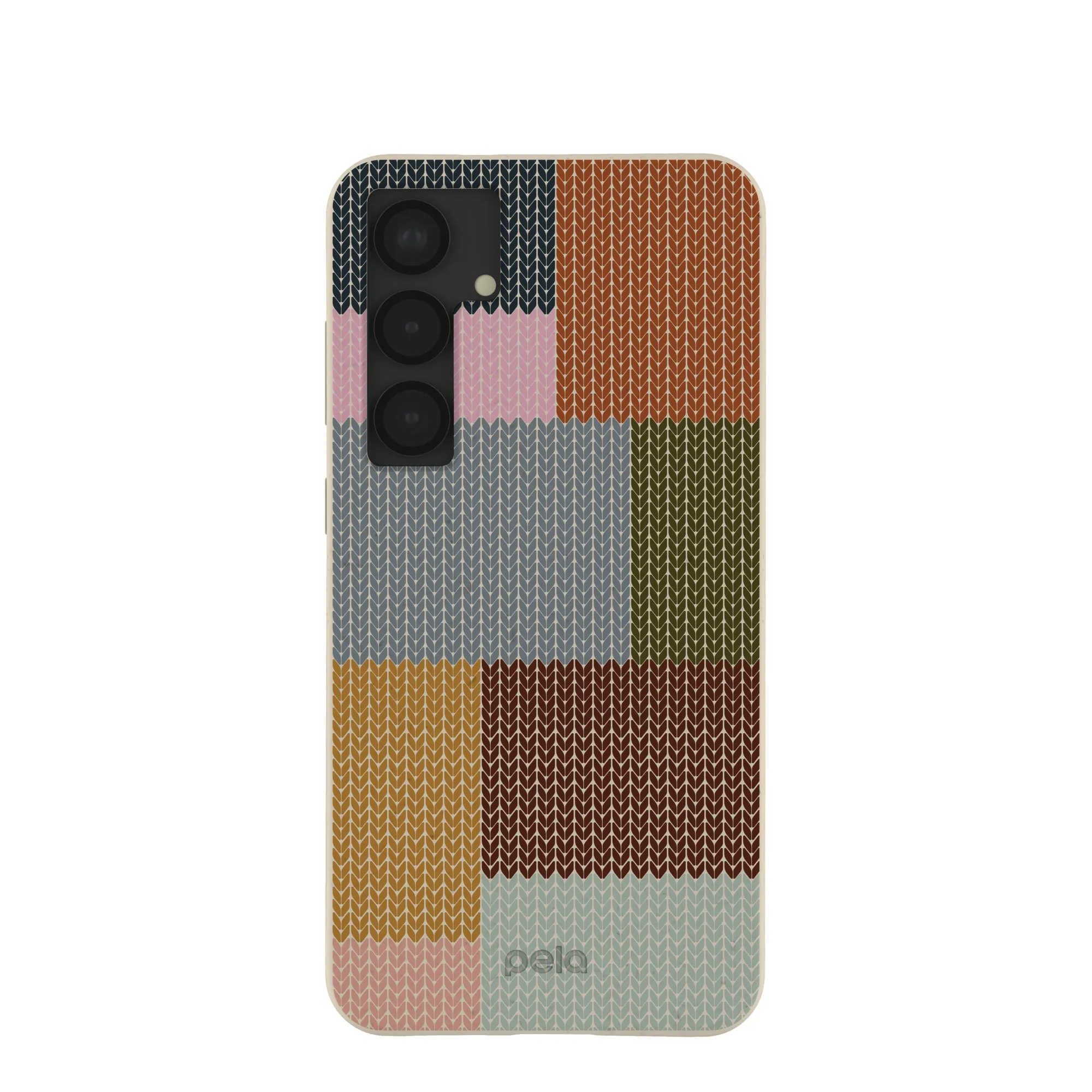 London Fog Knitted Patchwork Samsung Galaxy S25 (Plus) Case Sporty Appeal Polished Texture
