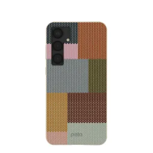 London Fog Knitted Patchwork Samsung Galaxy S25 (Plus) Case Sporty Appeal Polished Texture