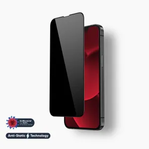 NanoArmour for iPhone 14 Privacy Screen Protector Antimicrobial Anti-Dust Edge-to-Edge Home Device Film