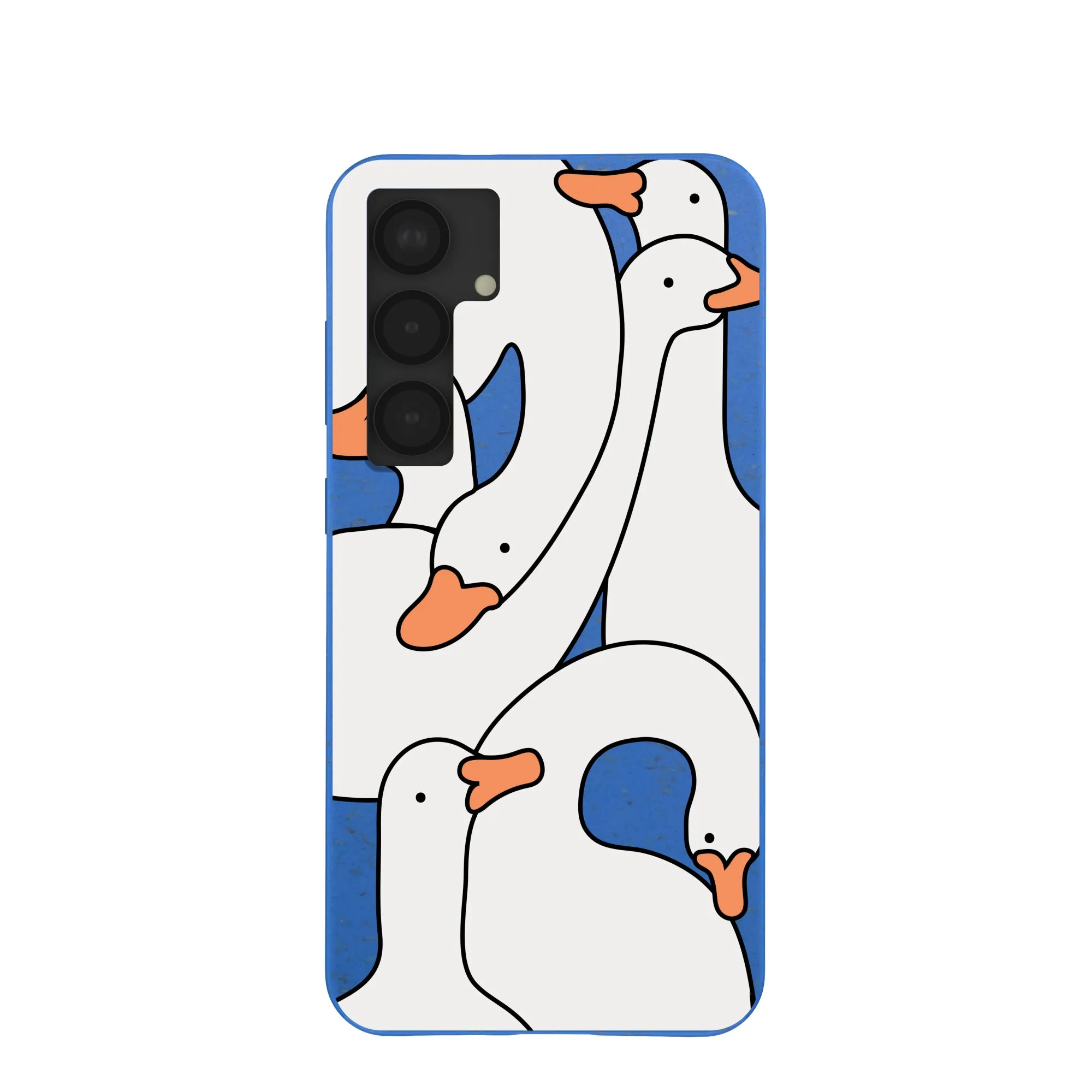 Electric Blue Silly Goose Samsung Galaxy S25 (Plus) Case Pocket Size