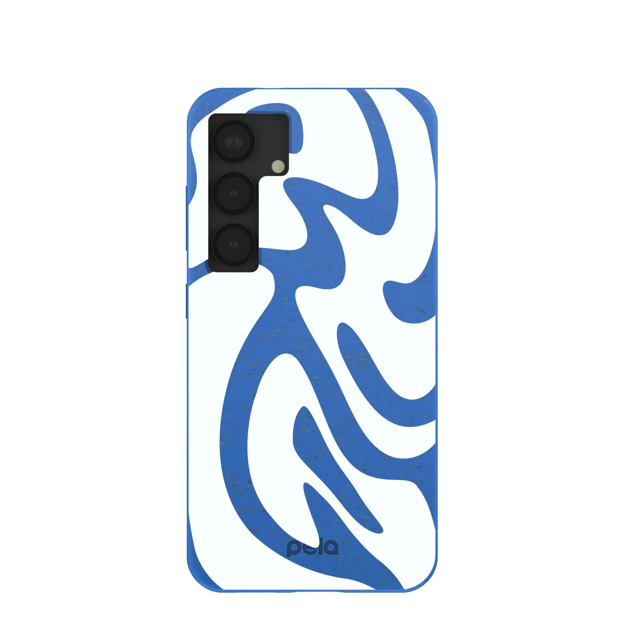 Electric Blue Blue Crush Samsung Galaxy S25 Case Flexible Pattern