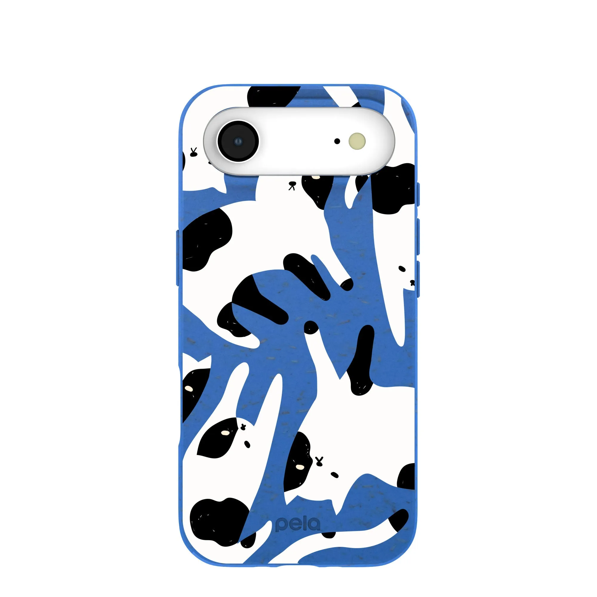 Electric Blue Cat Cow iPhone Air Case Color Finish