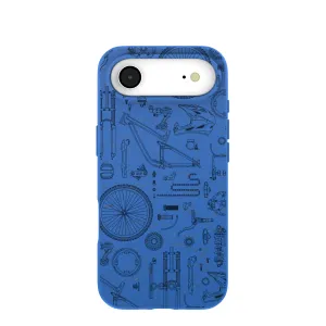 Rugged Texture Premium Surface Texture Electric Blue Changing Gears iPhone Air Case