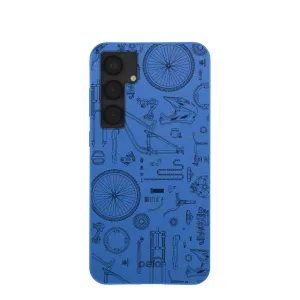 Gift Choice Electric Blue Changing Gears Samsung Galaxy S25 (Plus) Case