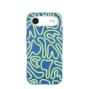 Luxury Shine Electric Blue Dizzy Dreams iPhone Air Case