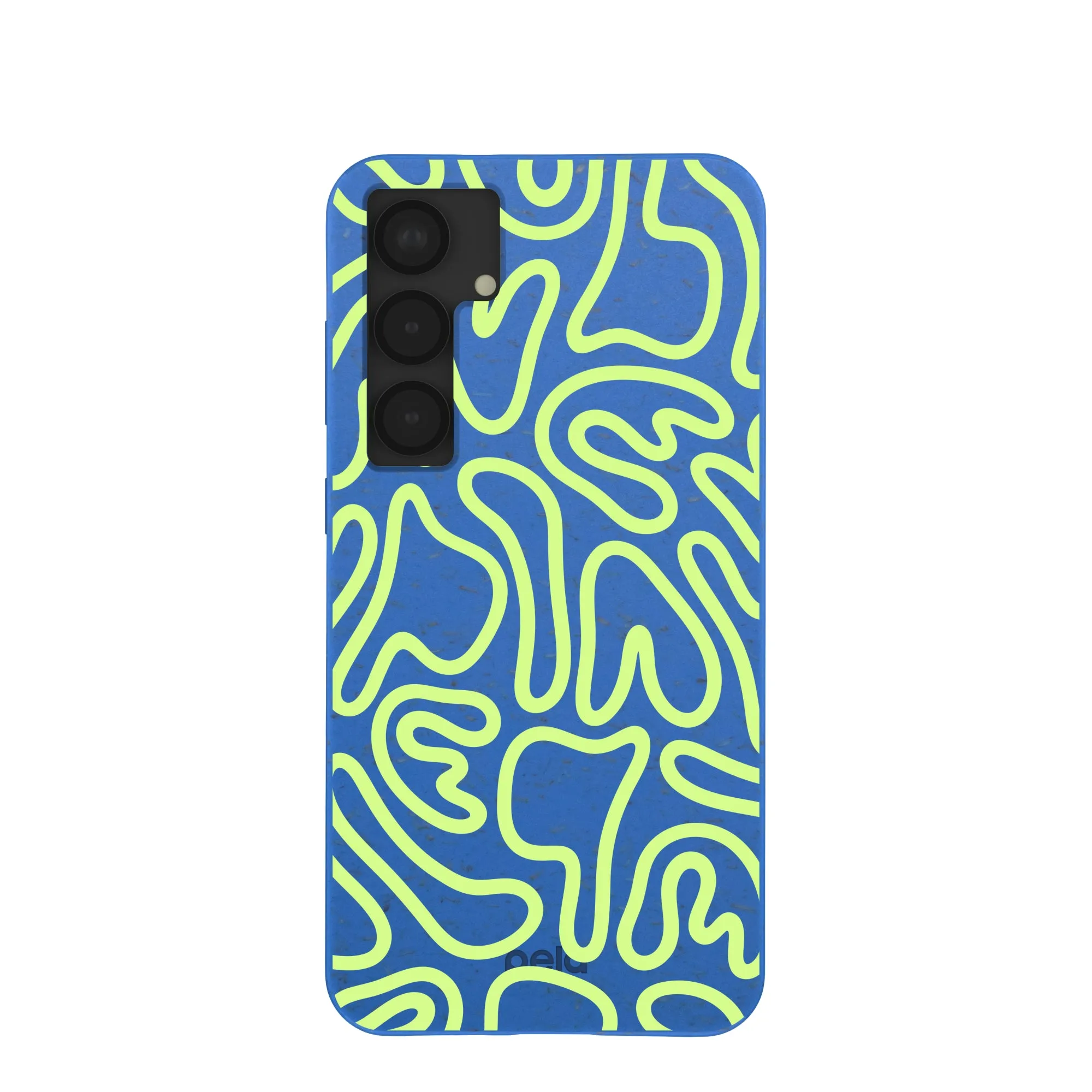 Flexible Protection Subtle design Electric Blue Dizzy Dreams Samsung Galaxy S25 (Plus) Case