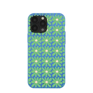 Flexible Touch Electric Blue Flower Child iPhone 13 Pro Max Case