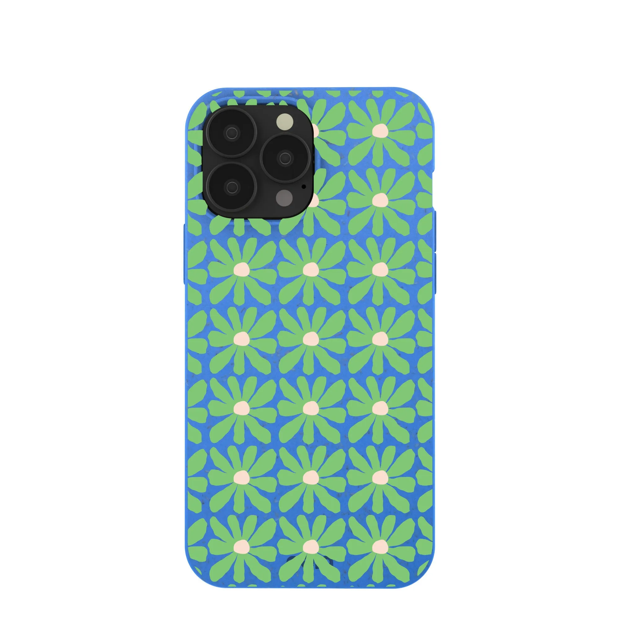 Flexible Touch Electric Blue Flower Child iPhone 13 Pro Max Case