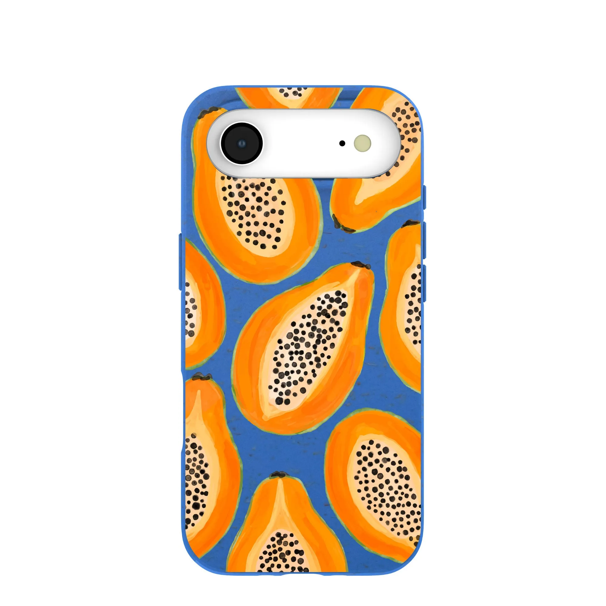 Premium Surface Texture Durable Accessory Electric Blue Juicy Papayas iPhone Air Case