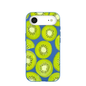 Electric Blue Kiwi Slices iPhone Air Case Lightweight accessory