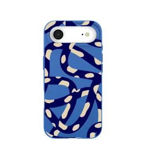 Smooth Lining Electric Blue Noodles iPhone Air Case