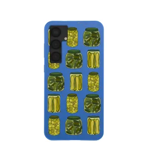 Flexible Protection Electric Blue Pickling Pickles Samsung Galaxy S25 (Plus) Case