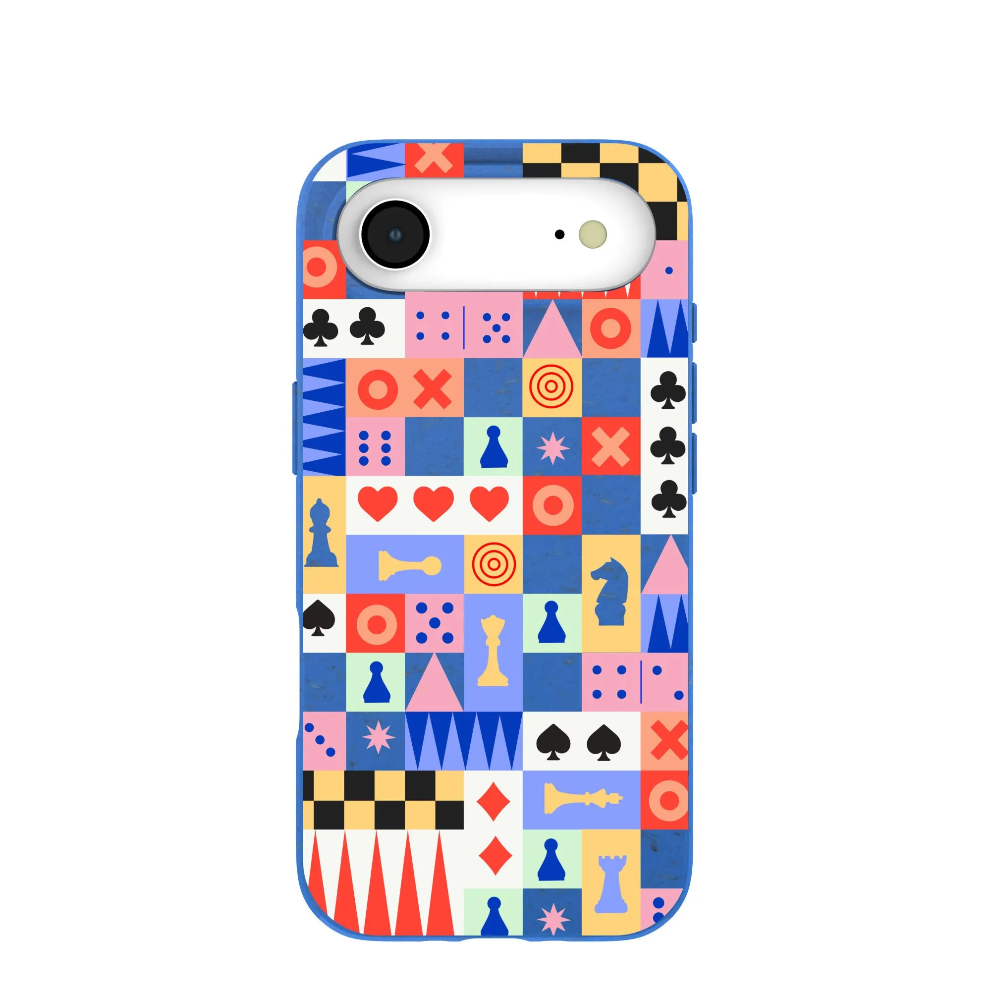 Trendy Texture Stylish Detail Electric Blue Playful Palette iPhone Air Case