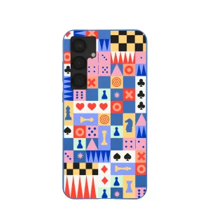 Handy Use Smart Accessory Electric Blue Playful Palette Samsung Galaxy S25 (Plus) Case