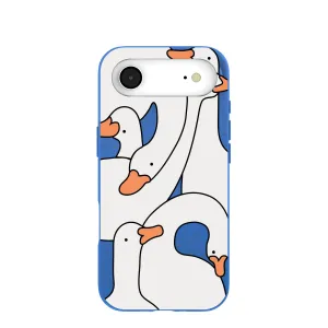 Marble Pattern Electric Blue Silly Goose iPhone Air Case