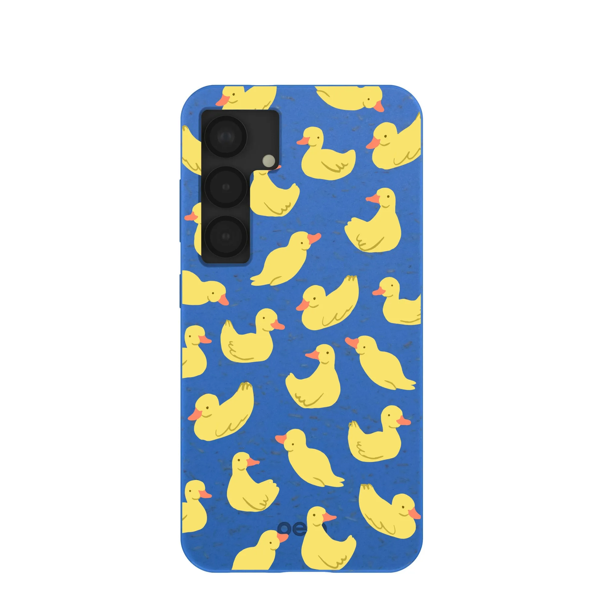 Flexible Design Color Finish Electric Blue Sunny Ducklings Samsung Galaxy S25 Case